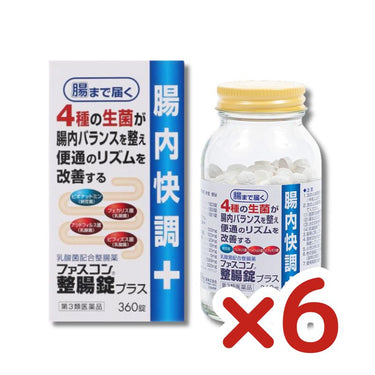 京都薬品工業 ファスコン整腸錠プラス 6個セット