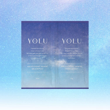 YOLU リラックスナイトリペア シャンプー&トリートメント トライアル サシェ 10ml+10g