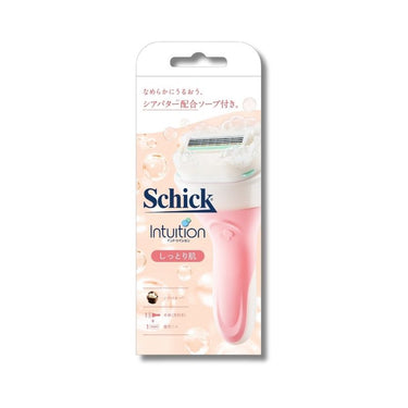 Shick Intuition カミソリ しっとり肌 (本体+替刃1個付き)
