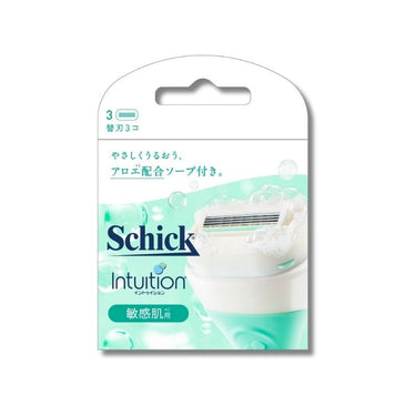 Shick Intuition カミソリ 敏感肌用 (替刃 3個入)