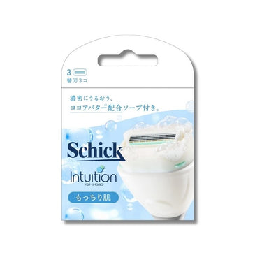 Shick Intuition カミソリ もっちり肌 (替刃 3個入)