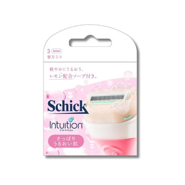 Shick Intuition カミソリ さっぱり うるおい肌 (替刃 3個入)