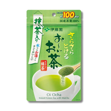 伊藤園 さらさらとける お~いお茶 抹茶入り緑茶 80g