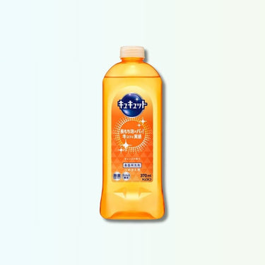 Kao キュキュット 食器用洗剤 オレンジの香り 370ml(詰替え用)