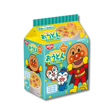 日清食品 アンパンマン らーめん・おうどん 30g x 3袋入 おうどん