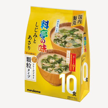 しじみ入り即席みそ汁10食入りの箱