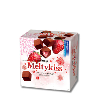 いちご味のチョコレート菓子の箱