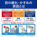 目の疲れ・かすみの原因を示す図