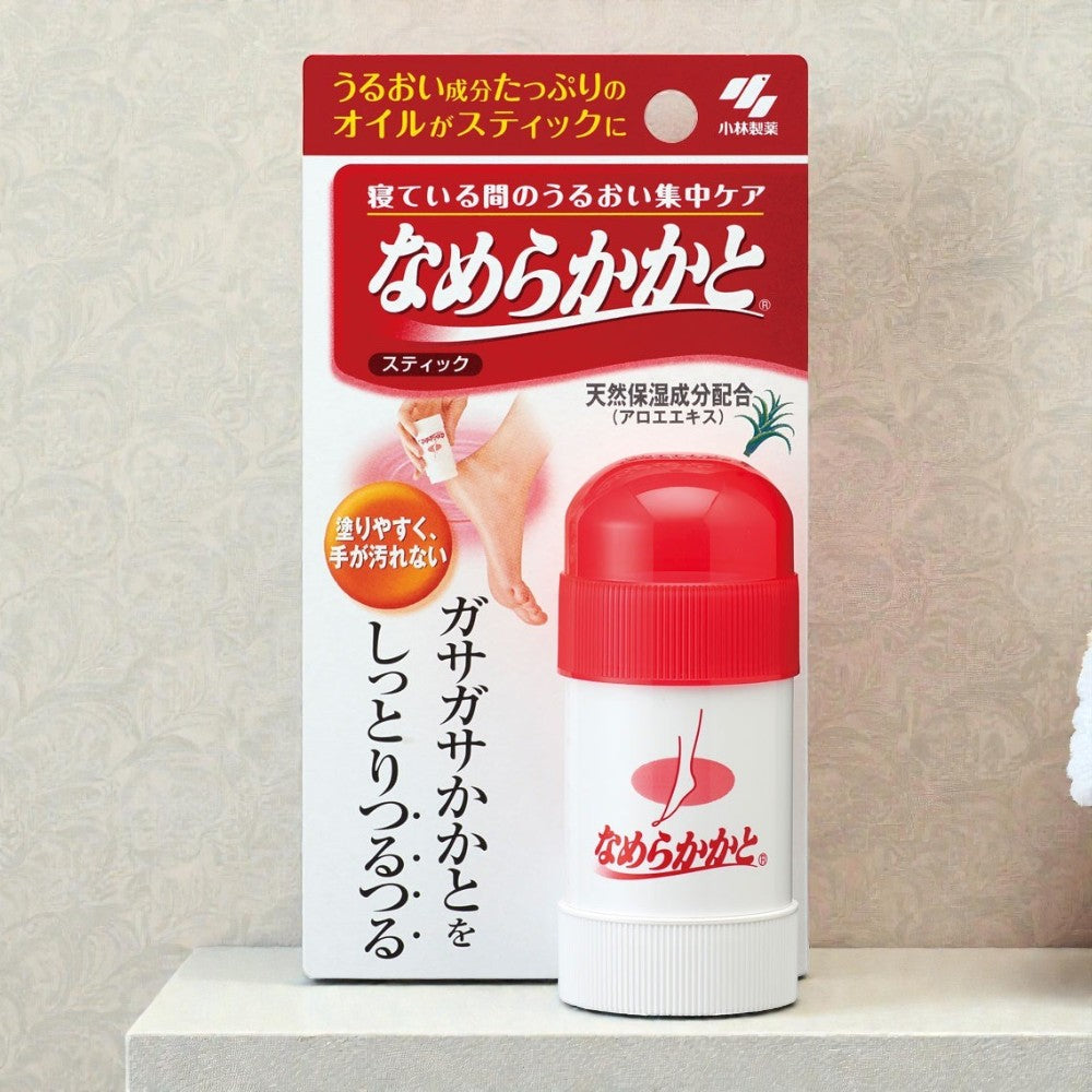 小林製薬 なめらかかとシリーズ｜寝ている間のうるおい集中ケアで