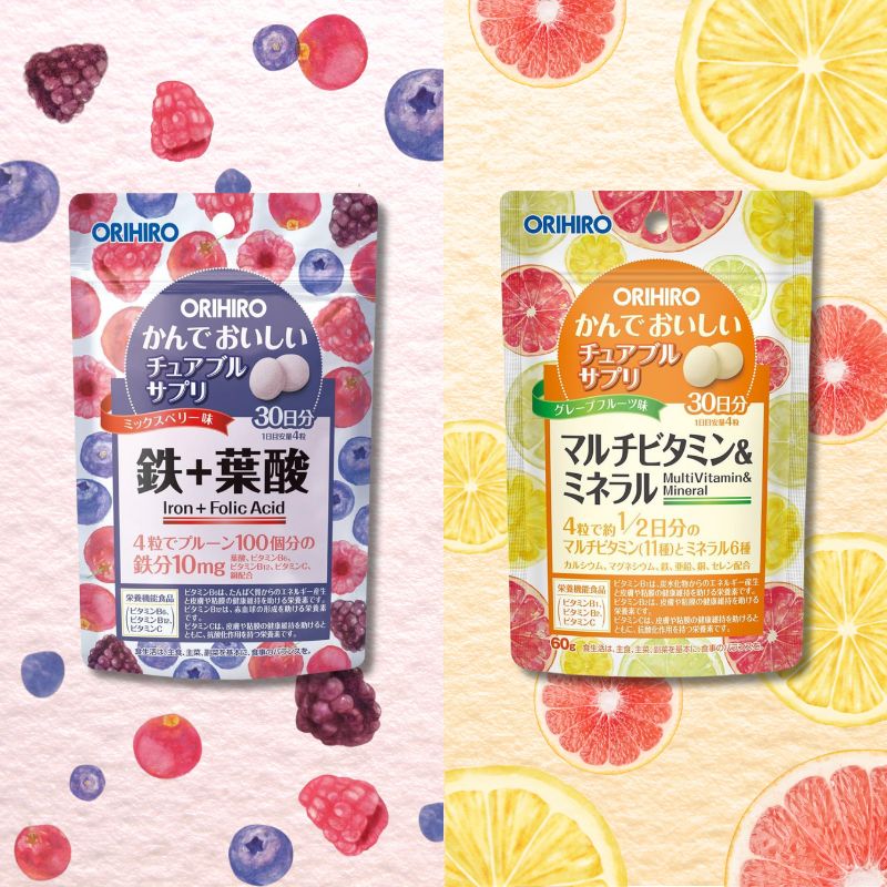 かんでおいしい チュアブルサプリ シリーズ