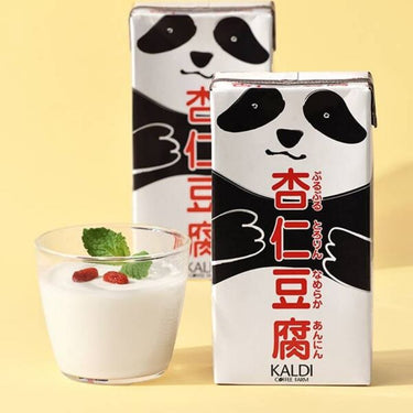 KALDI パンダ 杏仁豆腐