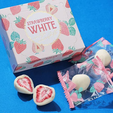 苺のコーテッドチョコ ホワイト