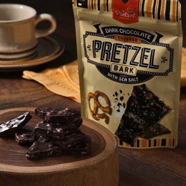 ザ・プレッツェル ダークチョコレート シーソルト プレッツェル バーク