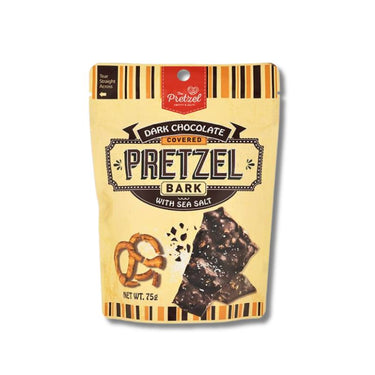 ザ・プレッツェル ダークチョコレート シーソルト プレッツェル バーク