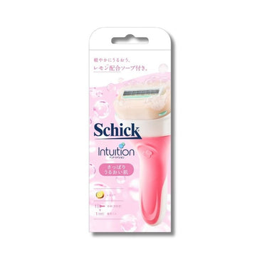 Shick Intuition カミソリ さっぱり うるおい肌 （本体+替刃1個付き）