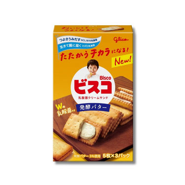 글리코 비스코 - 유산균 크림 샌드 비스킷