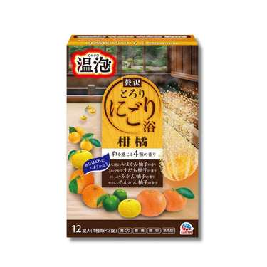 温泡 入浴剤 贅沢とろり にごり浴 柑橘