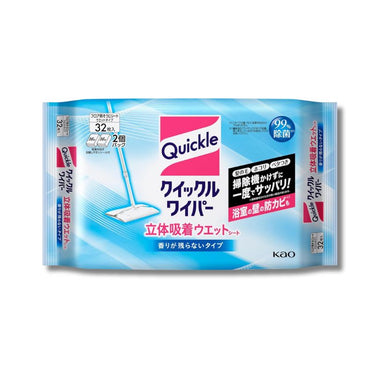 クイックル ワイパー 立体吸着 ウェットシート 無香料