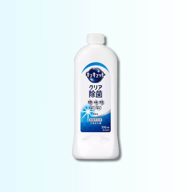 Kao キュキュット クリア除菌 微香性 370ml（詰替え用）