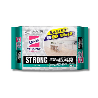 クイックル ワイパー 立体吸着 ウェットシート ストロンググリーン