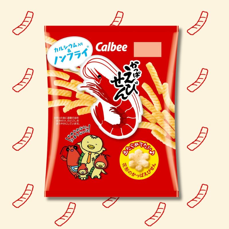 칼비 캇파에비스엔|천연 새우 사용 바삭한 식감 콘 스낵 – Japan Drug