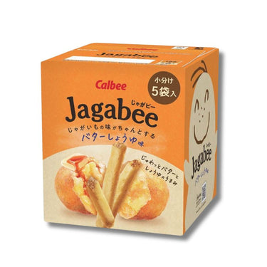 Calbee Jagabee バターしょうゆ味 75g (箱タイプ)