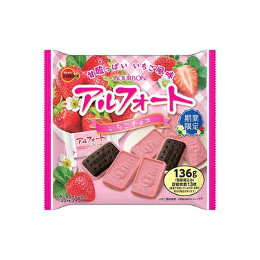 부르본 알포트 초코 비스킷 딸기초코 패밀리 사이즈 (기간한정)