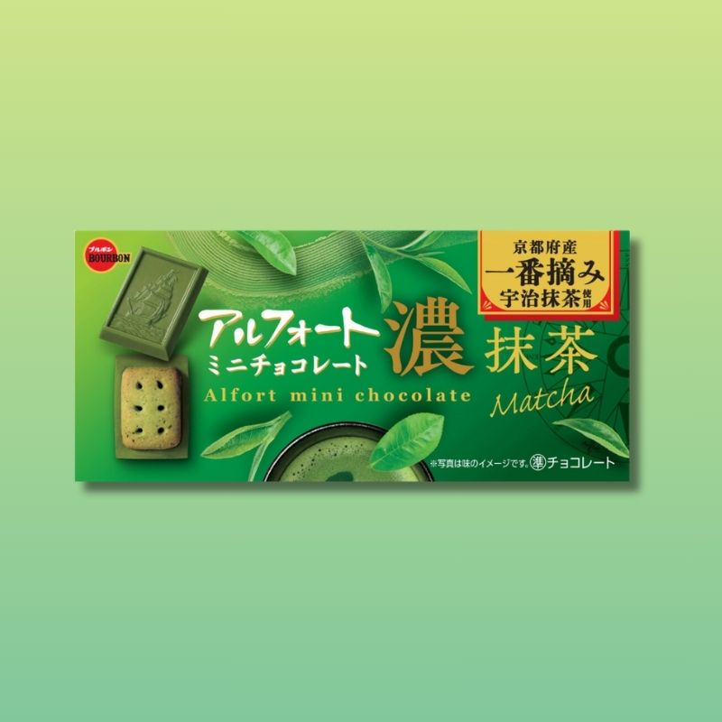 ブルボン アルフォートミニチョコレート  濃抹茶12個入