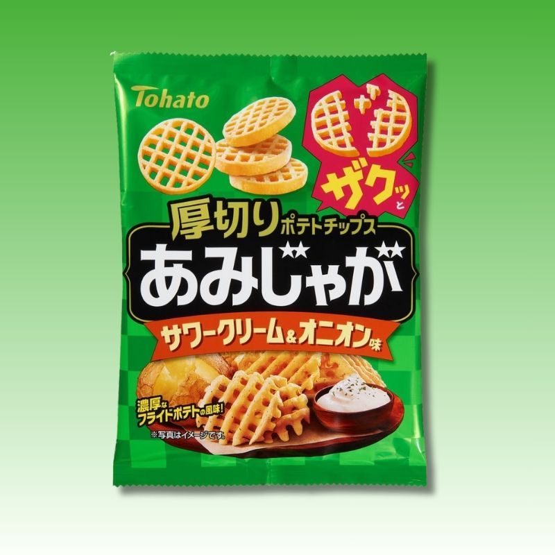 東ハト あみじゃが | 網目状の食感が楽しいポテトスナック