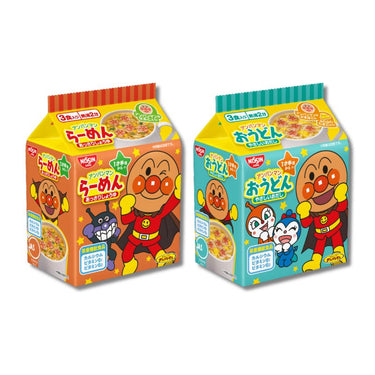 日清食品 アンパンマン らーめん・おうどん 30g x 3袋入