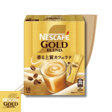 ネスレ ネスカフェ ゴールドブレンド カフェラテ 18本入 （スティック タイプ）