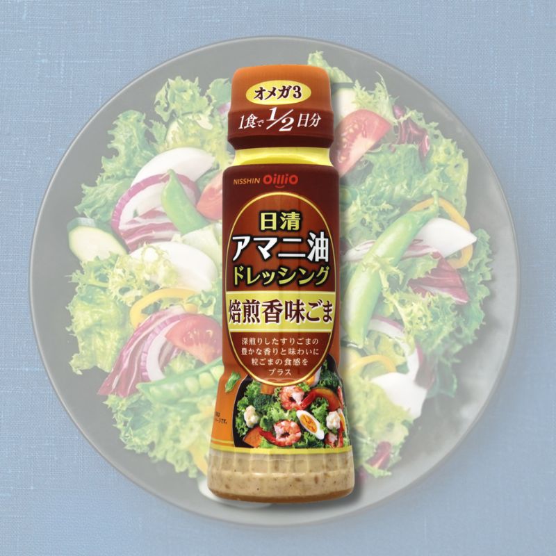 日清オイリオ アマニ油ドレッシング 160ml 焙煎香味ごま