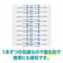 オイルがついているベビー綿棒（細軸）