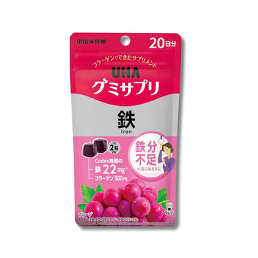 UHA グミサプリ 鉄 グレープ味