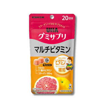 UHA グミサプリ マルチビタミン ピンクグレープフルーツ味