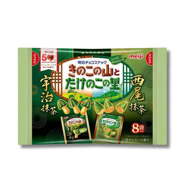 키노코노야마 타케노코노사토 우지 말차+니시오 말차 패밀리 사이즈