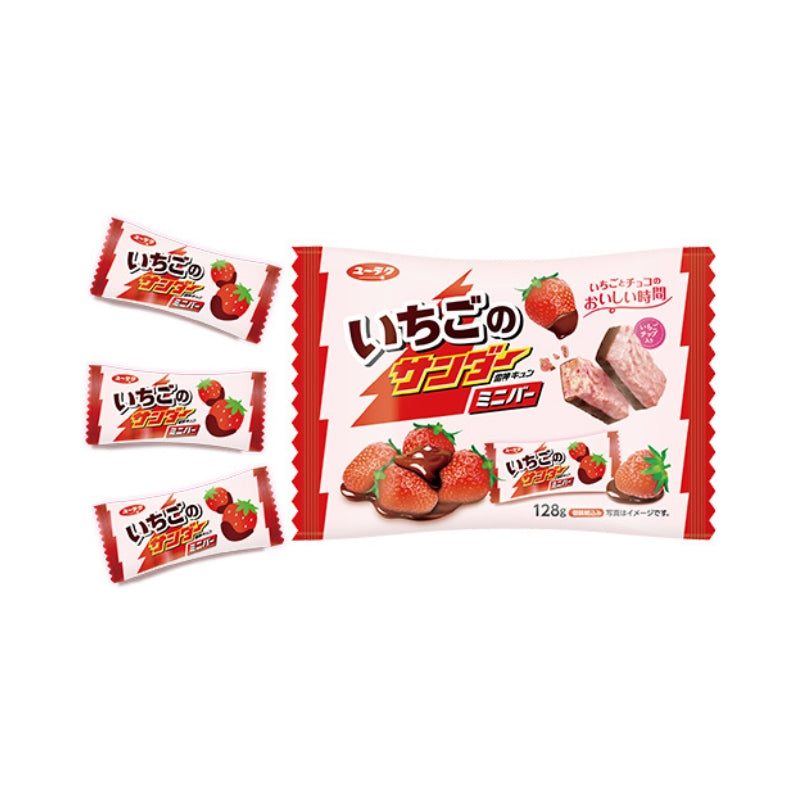 유라쿠 딸기썬더 미니바 - 블랙썬더 딸기버젼