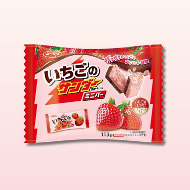 有楽製菓 いちごのサンダーミニバー 113g
