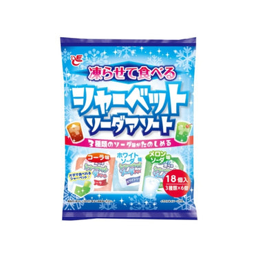 エース 凍らせて食べる シャーベット ソーダアソート 18個入