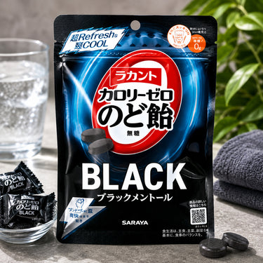 라칸토 칼로리 제로 목캔디 블랙 멘톨
