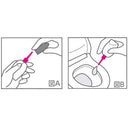 部品の取り付けと取り外しを示す図