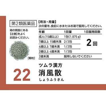 ツムラ漢方 消風散 エキス顆粒