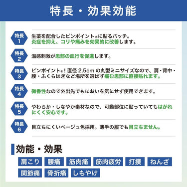 サロンパス ツボコリパッチ