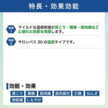 サロンパス30 ホット
