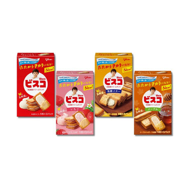 글리코 비스코 - 유산균 크림 샌드 비스킷