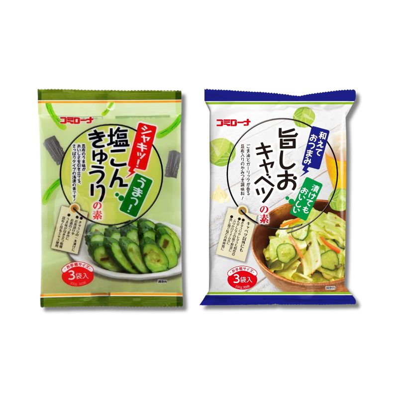 コーセーフーズ 野菜漬け物の素 3袋入塩こんきゅうりの素