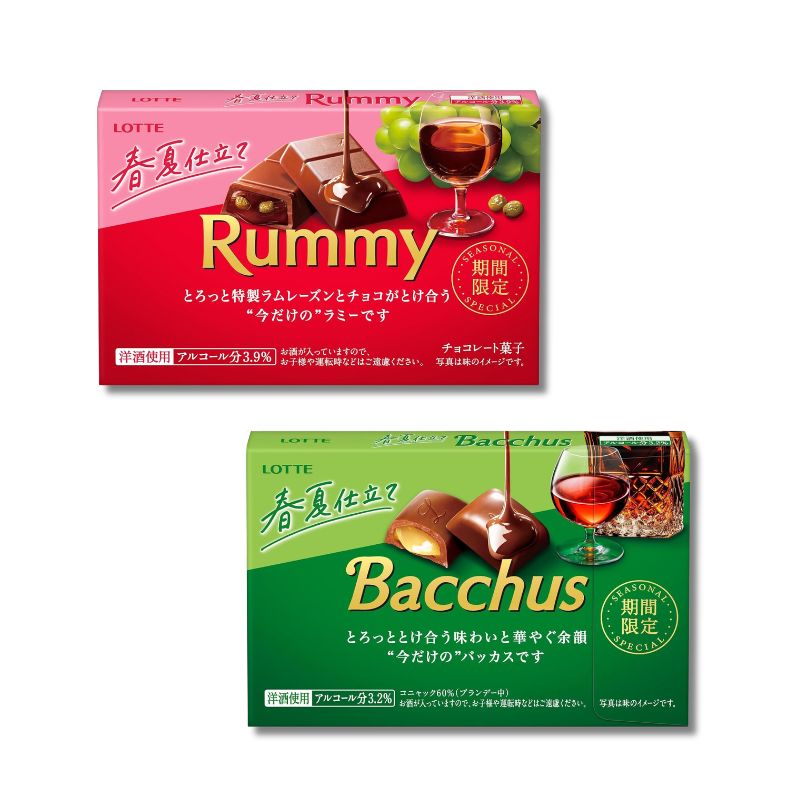 Lotte Rummy 롯데 양주 초콜릿 겨울 한정 시리즈|풍부한 맛의 어른용 초콜릿 – Japan Drug