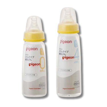 pigeon 哺乳びん プラスチック製 スリムタイプ
