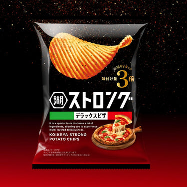 Calbee ストロング ポテトチップス デラックスピザ
