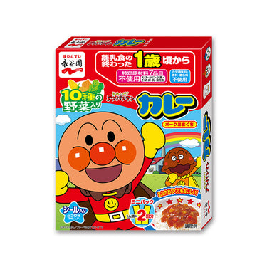 나가타니엔 호빵맨 유아용 포크 카레 - 레토르트